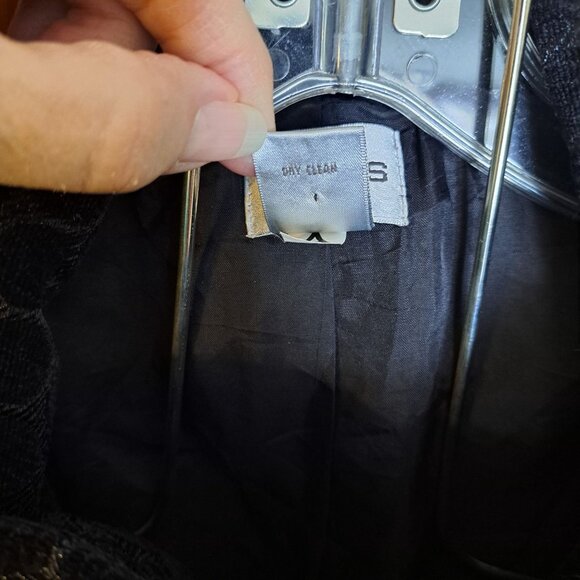 Chico's jacquard dotted black blazer jacket accent buttons - Picture 4 of 8